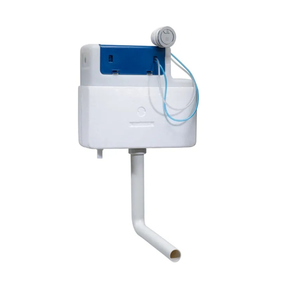 Product cut out image of the Tavistock Vortex Back to Wall Concealed Dual Flush Cistern